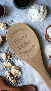 Mum's kitchen wooden spoon